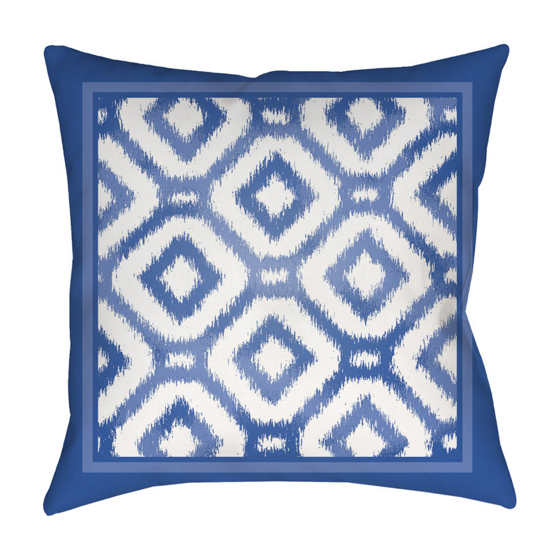  Indoor/Outdoor Throw Pillow, 18" H x 18" W x 4" D