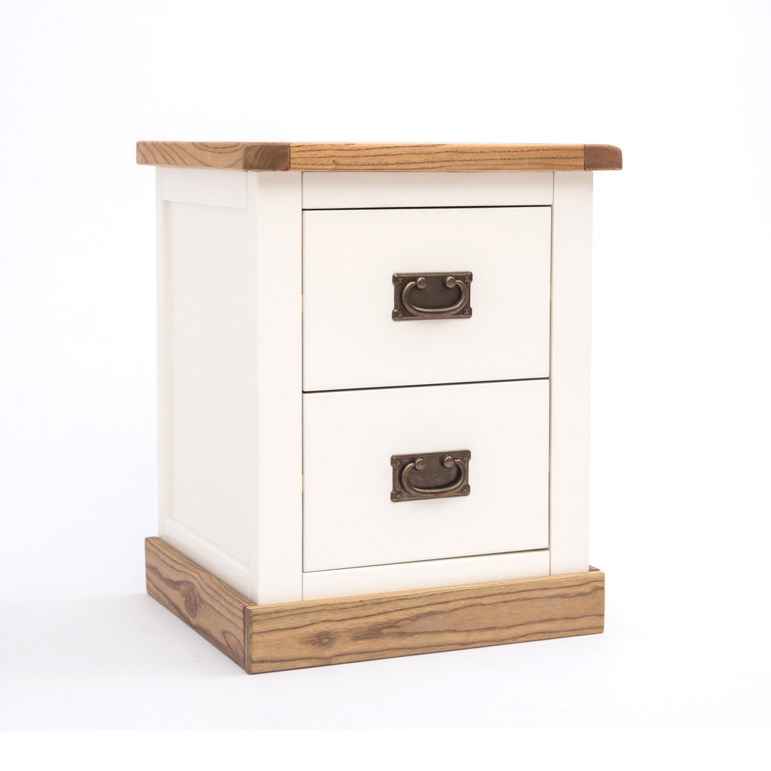 2 Drawer Bedside Cabinet