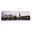 Buildings Lit Up At DuskBig Ben, Houses Of Parliament, Thames River, City Of Westminster, London, England - No Frame Panoramic Print on Canvas-1862779058