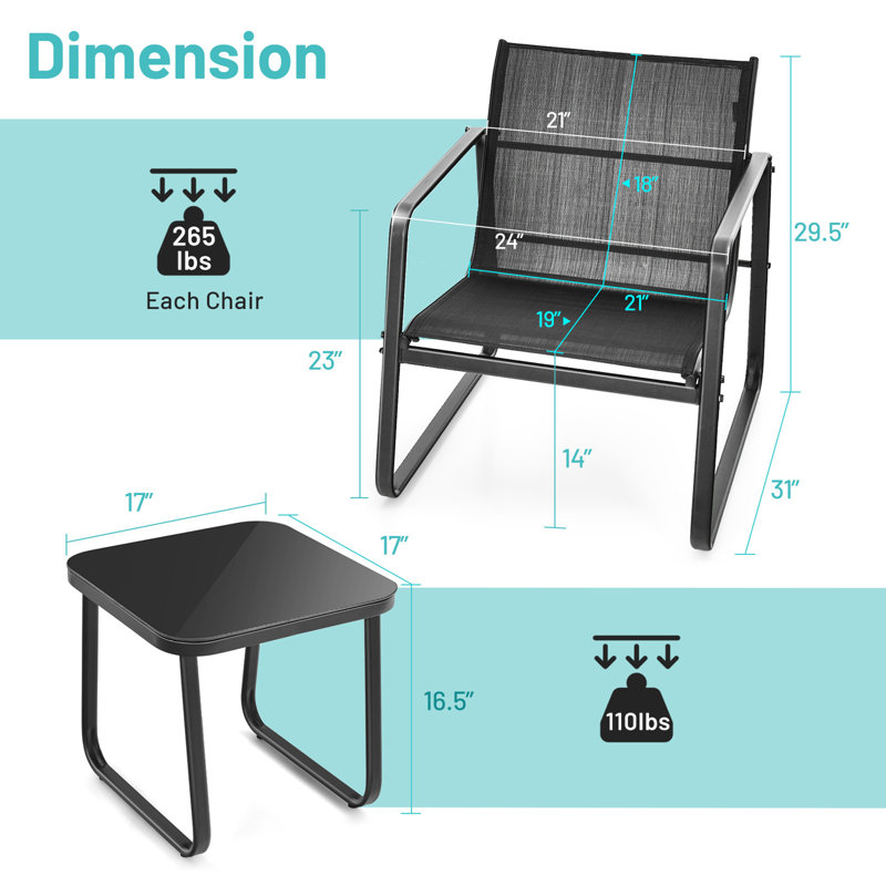 Lavanna - Person Patio Conversation Set