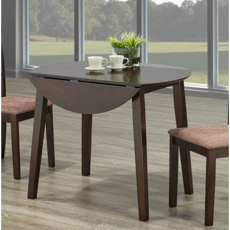 Table de salle à manger en bois, couleur espresso