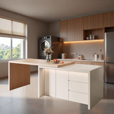 Elegant Stylish Multifunctional Kitchen Island Practical for Kitchens Living Rooms Dining Areas Breakfast Nooks