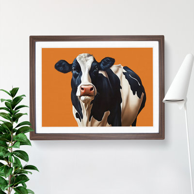 Amazing Cow - Framed Print
