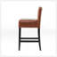 Tabouret ZUMA KD COMPTER avec dossier ergonomique et siège en cuir durable pour plus de confort et de style-1345834341