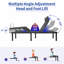 Adjustable Bed Frame With 12 Inch White Gel Memory Foam Mattress-2055253590