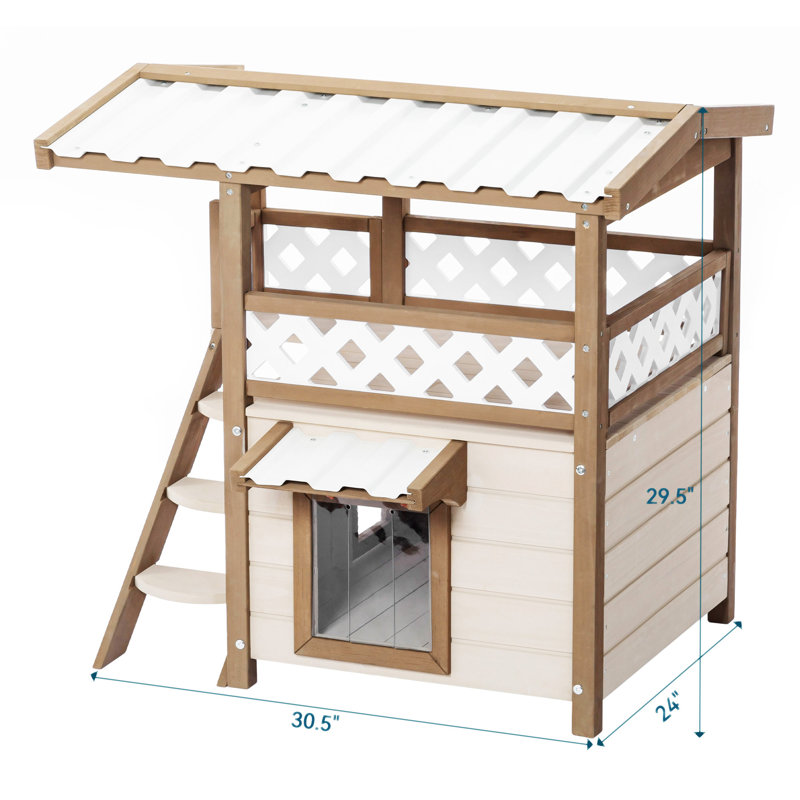 Maison pour chat multi-chats d'extérieur