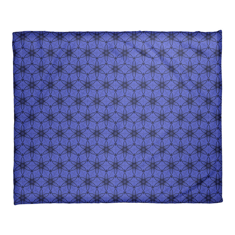 Couverture à motif de cercles ornés Katelyn Elizabeth, l 32,5 po x L 42,5 po, Mauve