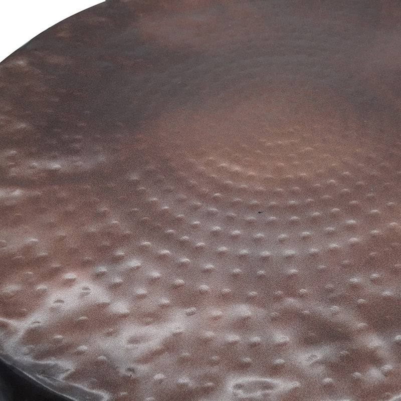 Nuria Hammered Accent Table
