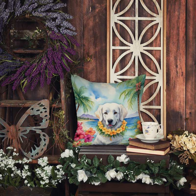 Outdoor Throw Pillow, 14"H x 14"W