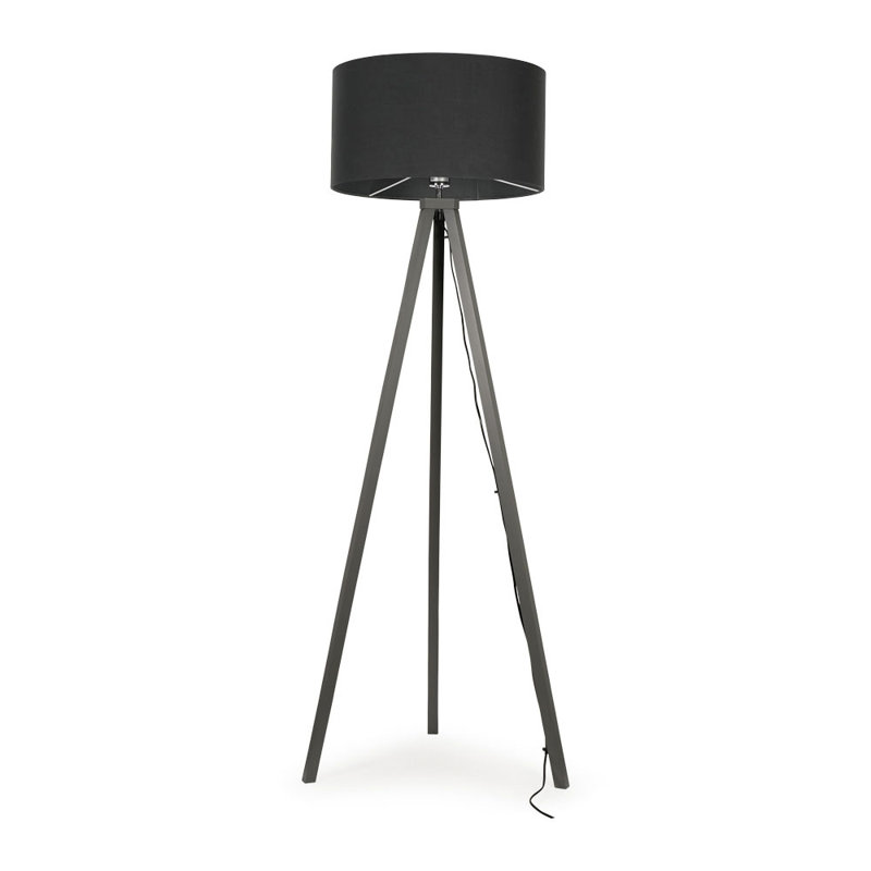 130cm Tripod Floor Lamp, Grey