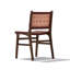 Fauteuil Marlow en cuir tressé
