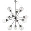 Luminaire sphère suspendu unique 12 lumières Chane
