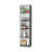 Sutton Slim Bookcase With Modern 5-Shelf Design-1796692681