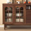 Commode d'appoint rétro avec rangement multifonctionnel