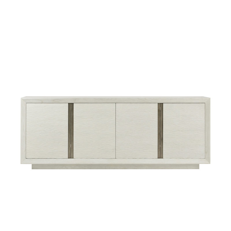 Essence 90.25'' W Solid Wood Sideboard, Opal