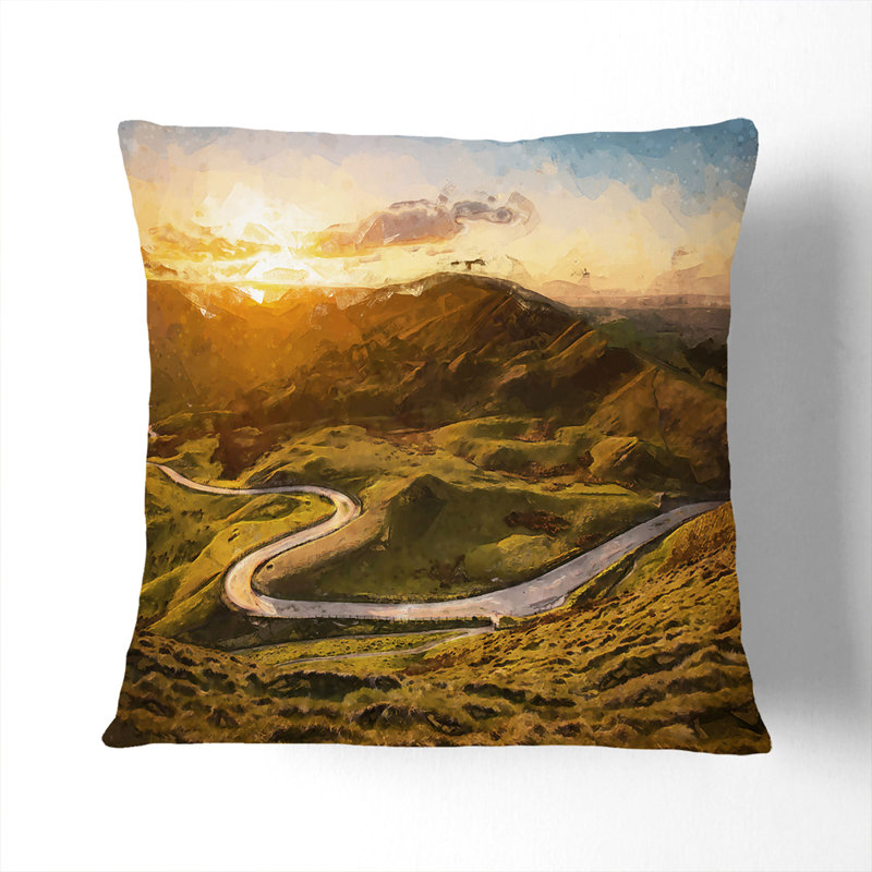 Square Throw Cushion, 40cm H x 40cm W x 15cm D