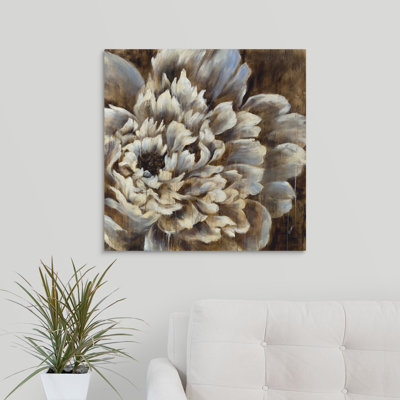« open fleur ii », peinture sur toile