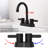 Bathroom faucet with 360 degree turn spout-115827555