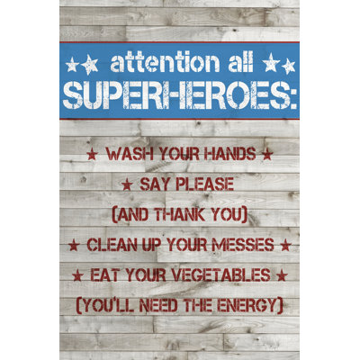 Little Hero IV - Wrapped Canvas Print