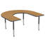 Table d'activité 60 "x 66" en forme de T avec pieds réglables-592723507-592723513-538156477