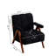 Méridienne Mid-Century moderne avec structure en chêne massif et tissu chenille-1498566845-1498566840