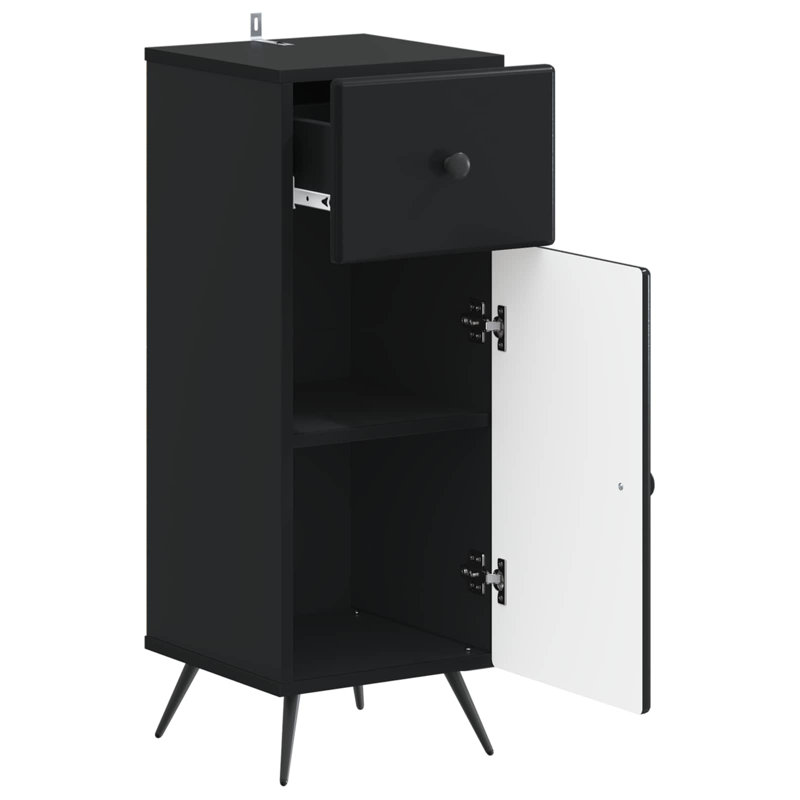 Bathroom Cabinet, Black