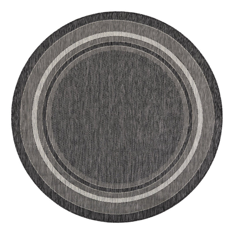 Sevinc Indoor/Outdoor Area Rug, Round 6'1"