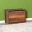 Armoire à chaussures moderne, noyer Oslo, 23,6 po x 16,5 po x 11,8 po | 100% panneau de particules enduit de mélamine, épaisseur: 0,6 pouce | Nombreuses tablettes, conception à fixation murale | Solution de rangement élégante et fonctionnelle pour le vestibule et le couloir-14453262