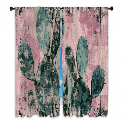 Cactus Room Darkening Curtain Pair