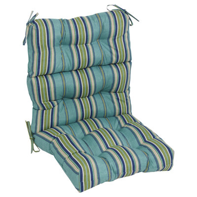 Coussin de chaise d'extérieur capitonné