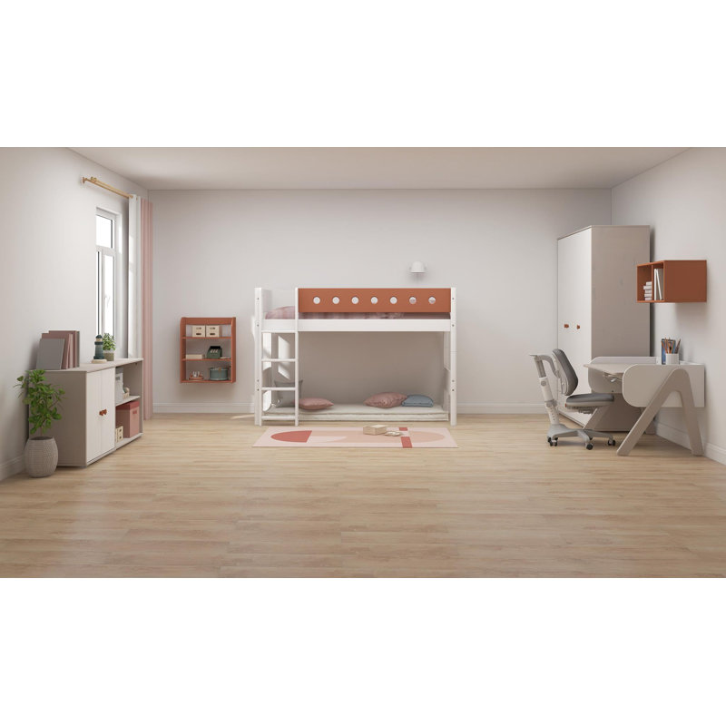 White Loft Bed Bed Frame