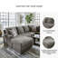 Canapé et chaise longue Lanita-82268321