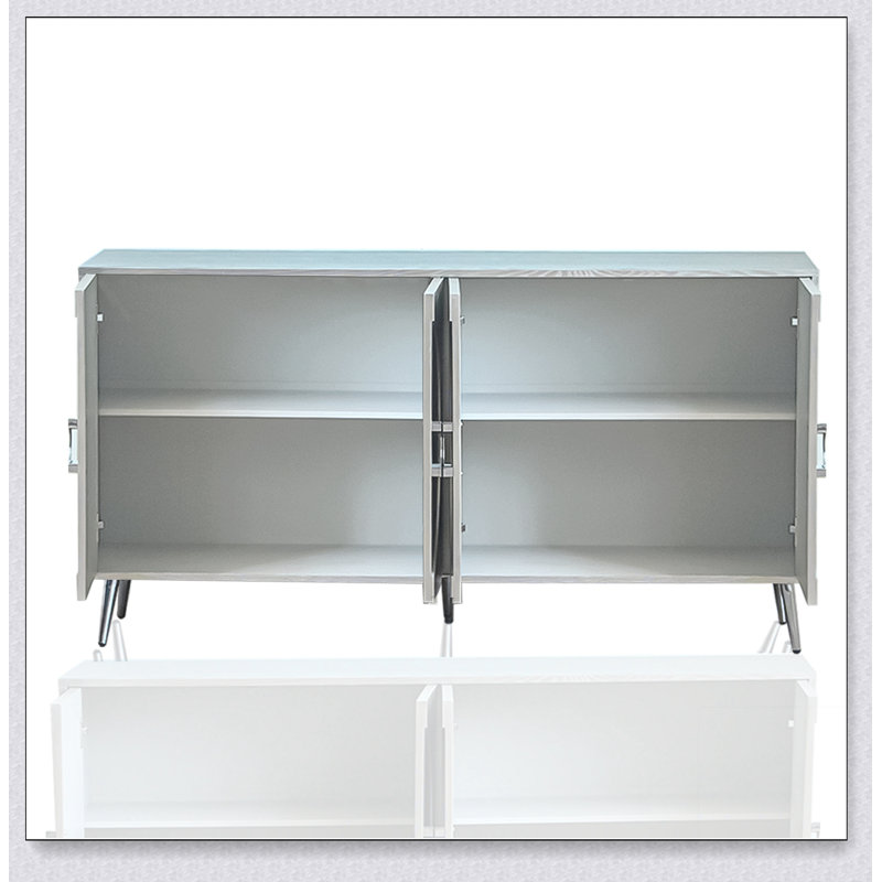 Armoire de rangement Buffet Modern, Champagne