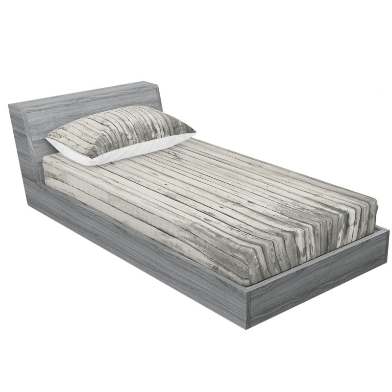 Microfiber Sheet Set, Twin Sheet Set with Fitted Sheet