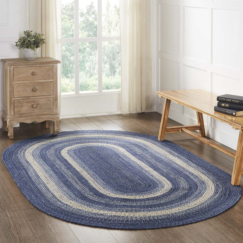 Birtwhistle Geometric Indoor Rug, Oval 5' x 8'