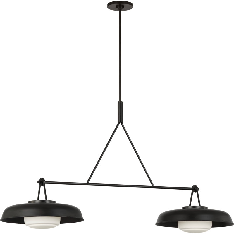 Richard June Transitional Liora Chandelier, Aged Iron, Aged Iron