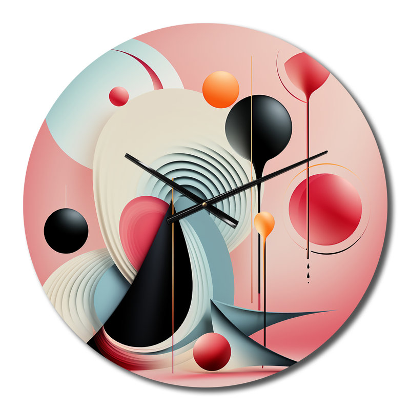 Horloge murale en métal, Moyenne