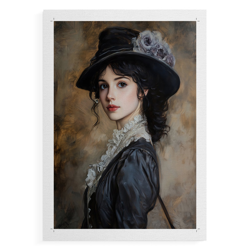 WOMEN Series CXC III - Impression sur toile seulement - NON CADRE, H 12 po x l 8 po