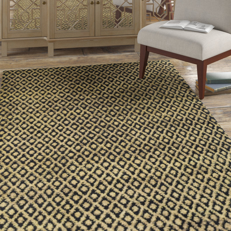Bohemian Wool Rug, Rectangle 2' x 3'
