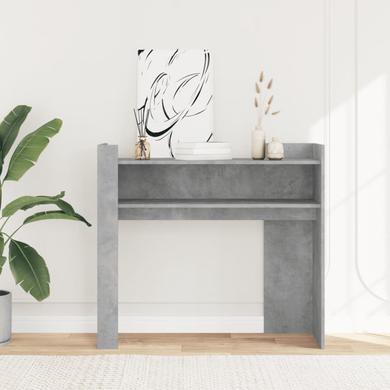 6-7 100cm Console Table, Concrete grey