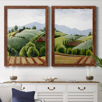 Toscane, croquis I - ensemble de 2 cadres photo
