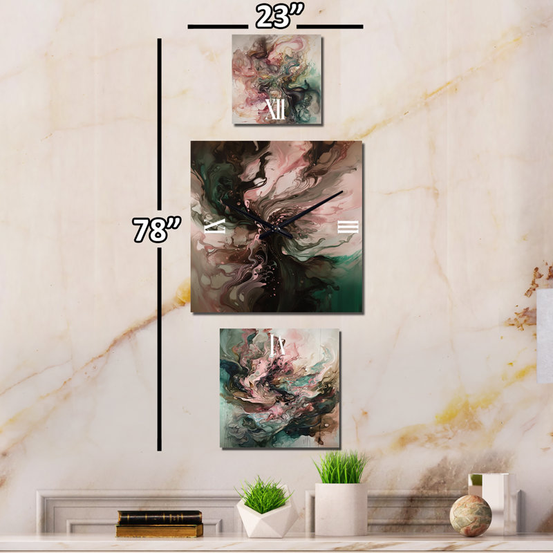 Maheema Metal Wall Clock