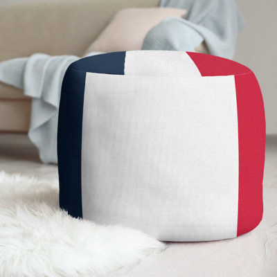 Repose-pieds carré rayé Tennessee Football 21 "