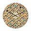 Triangle doré noir et blanc - Horloge murale Mid-Century-63617308
