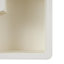 Tablette murale géométrique en bois crème avec 4 cubes