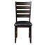 Chaise d'appoint à dossier échelle Carlsen (ensemble de 2)-104830809