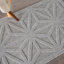 Tapis d'intérieur / extérieur à motif géométrique gris Pâques-793293898