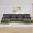 Spacious Modular Sofas, Chenille Leopard Modern Home Living Room Seating
