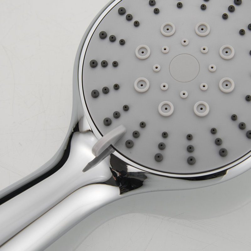 1 Complete Shower System with Rough in-Valve, Polished Chrome