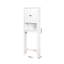 Armoire de rangement pour salle de bain en bois au-dessus de la toilette avec tablette réglable 23,62 x 7,72 x 67,32 po